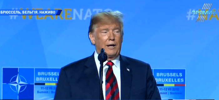 Доналд Трамп NATO саммитида матбуот учун брифинг ўтказди Доналд Трамп NATO саммитида матбуот учун брифинг ўтказди